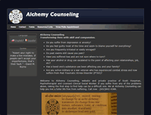 Tablet Screenshot of alchemycounseling.com